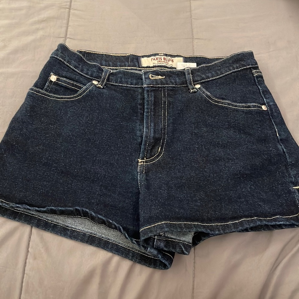 Paris blues shorts